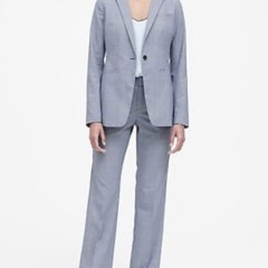 Banana Republic Factory Heather Blue suit